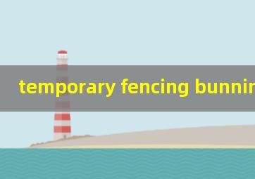  temporary fencing bunnings